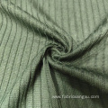 brushed rib fabric dyed knitted textile fabric